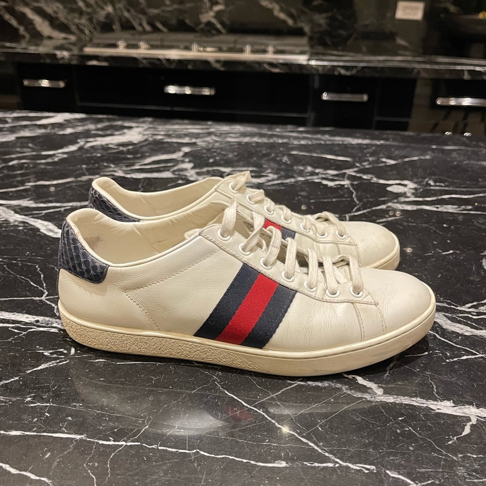GUCCI Ace Sneaker Navy